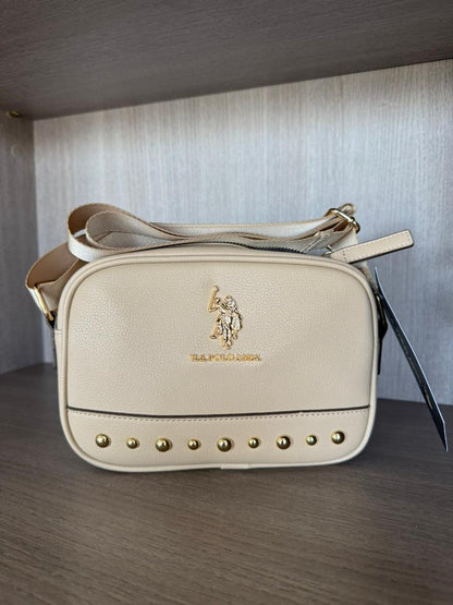 CROSSBODY POLO BEIGE TACHAS